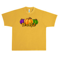 Halloween Pumpkins Thankful Urban Heavy T-shirt | Artistshot