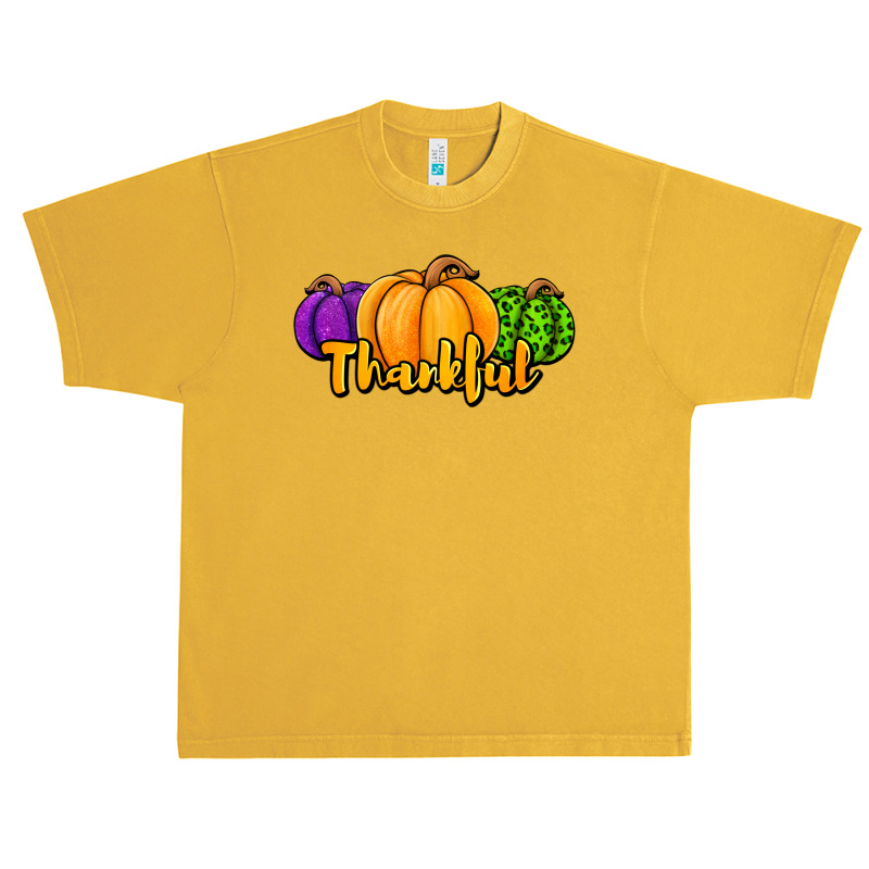 Halloween Pumpkins Thankful Urban Heavy T-shirt by Jasminsmagicworld | Artistshot