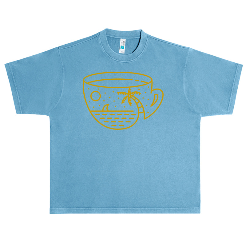 Coffee In Paradise Urban Heavy T-shirt by VEKTORKITA | Artistshot