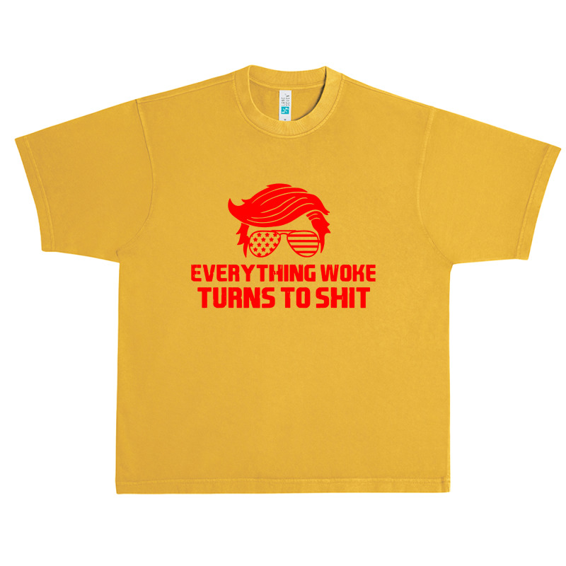 Quote Everything Woke Turns Urban Heavy T-shirt | Artistshot