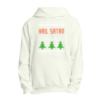 Ugly Hail Satan Christmas Urban Pullover Hoodie | Artistshot