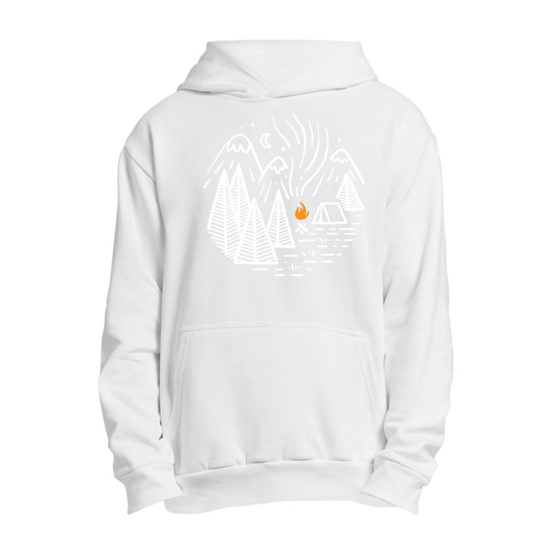 Camping And Bonfire Urban Pullover Hoodie by Quilimo | Artistshot