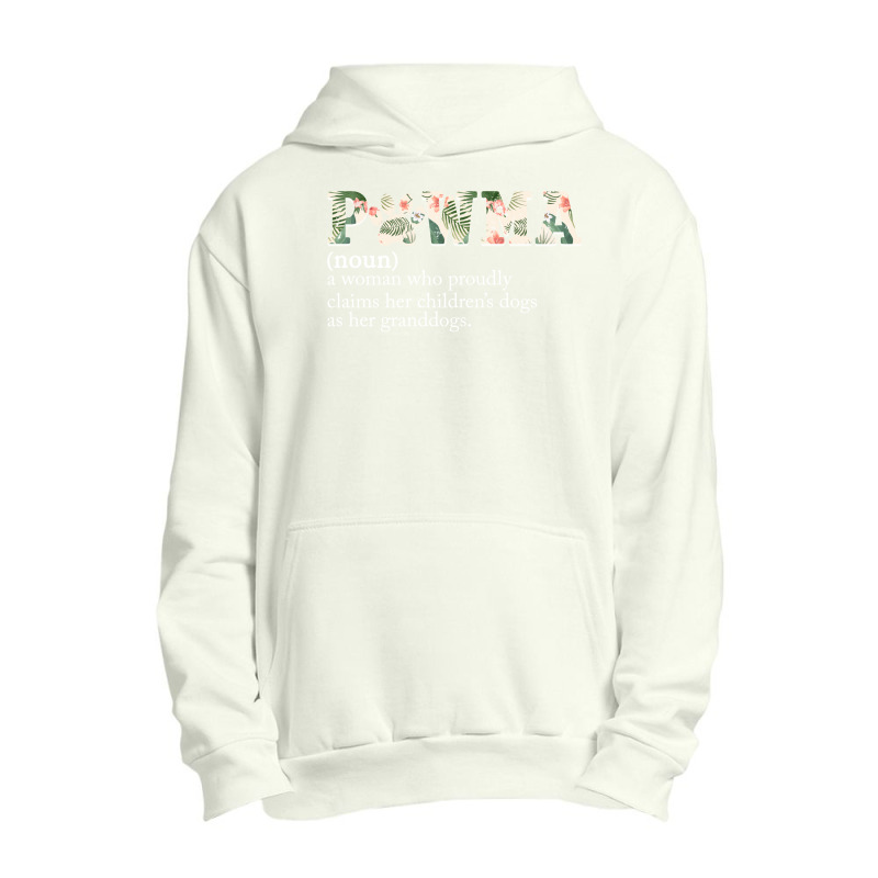 Pawma Noun A Woman Who Proudly Claims Her Children's Dogs As Her Grand Urban Pullover Hoodie | Artistshot