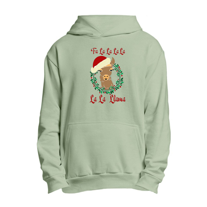 Fa La La La Llama Christmas Llama Urban Pullover Hoodie | Artistshot