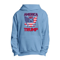 Trump America First Eagle Urban Pullover Hoodie | Artistshot