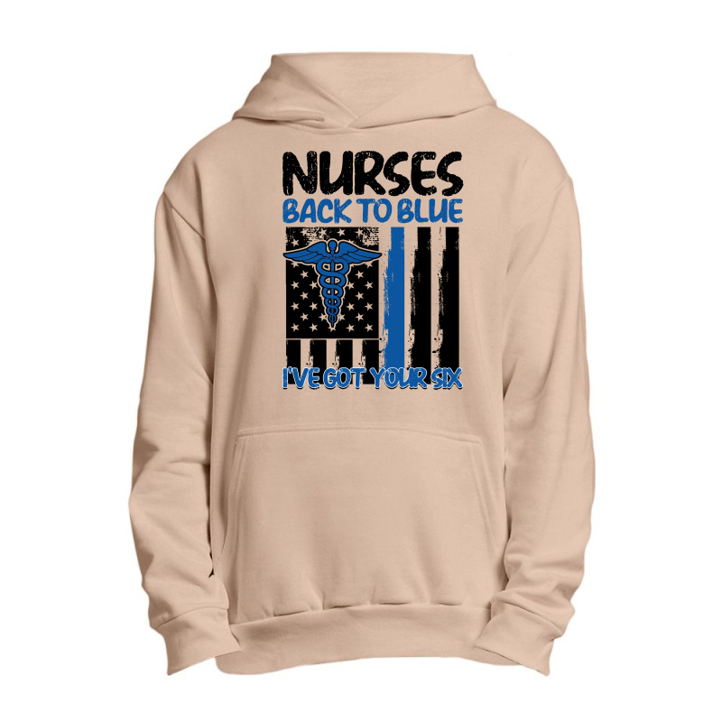 Nurses Back To Blue I Have Got Your Six For Light Urban Pullover Hoodie | Artistshot