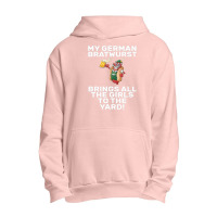 German Bratwurst Brings Girls To The Yard Heather Urban Pullover Hoodie | Artistshot