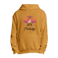 Let's Flamingo Urban Pullover Hoodie | Artistshot