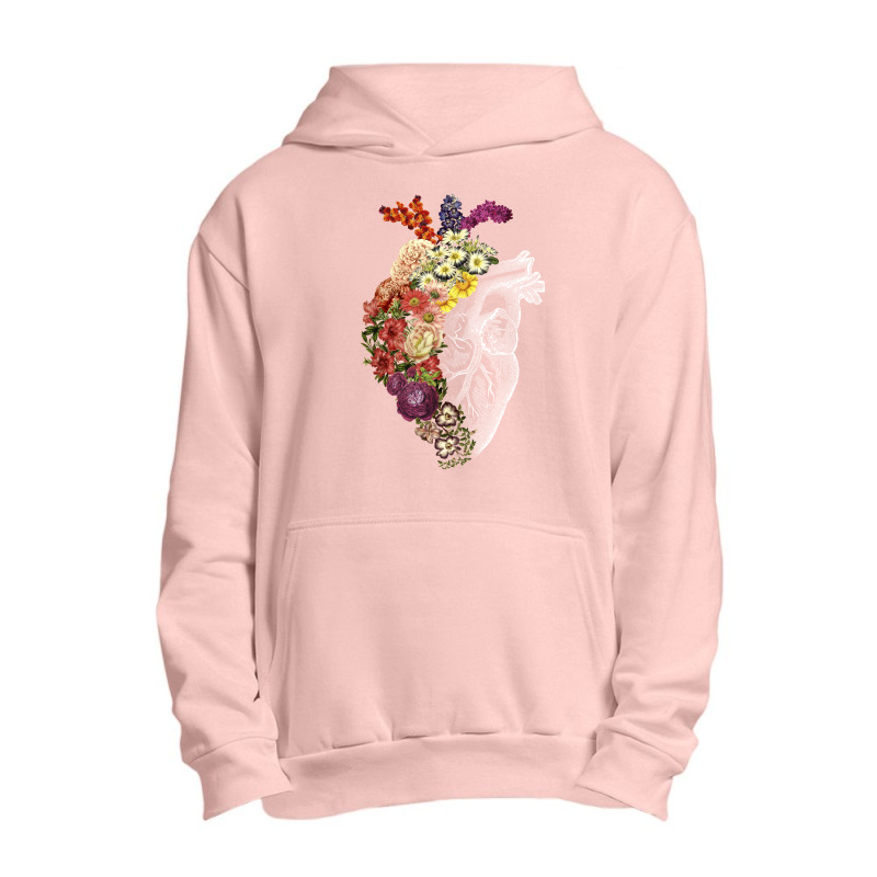 Flower Heart Spring Urban Pullover Hoodie | Artistshot