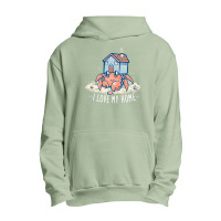 I Love My Home Hermit Crab Urban Pullover Hoodie | Artistshot