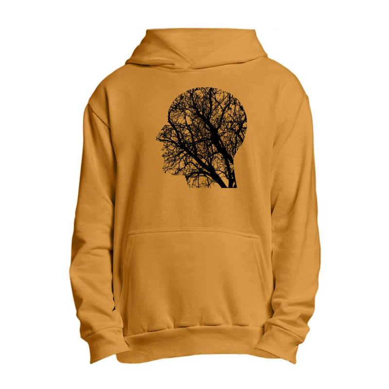 Mental Health Quote Depression Silhouette Urban Pullover Hoodie by QuickPick09 | Artistshot