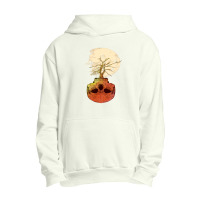 Skull Bowl For Tree With Full Moon Urban Pullover Hoodie | Artistshot