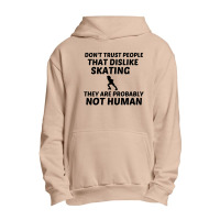 Skating Dislike Not Human Urban Pullover Hoodie | Artistshot