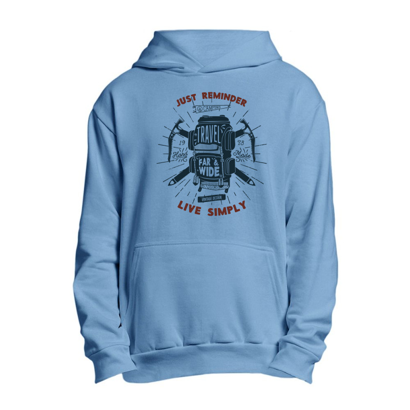 Travel Far And Wide Urban Pullover Hoodie by Biraj | Artistshot