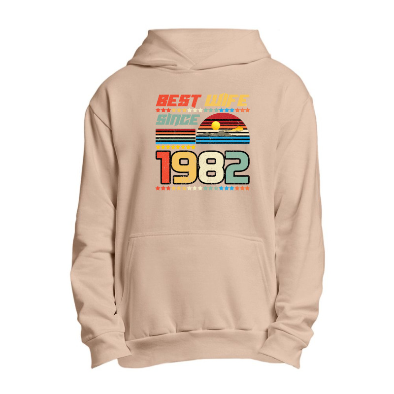 Best Wife Since 1982 Urban Pullover Hoodie | Artistshot