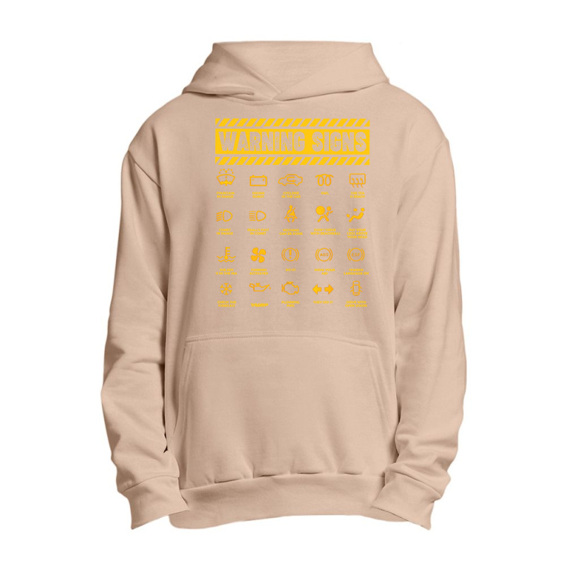 Mechanic Warning Signs Retro Vintage Urban Pullover Hoodie by vip.pro123 | Artistshot