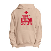 Sluty Nurse Costume Funny Urban Pullover Hoodie | Artistshot