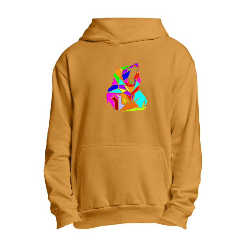 Bear Abstract Urban Pullover Hoodie | Artistshot