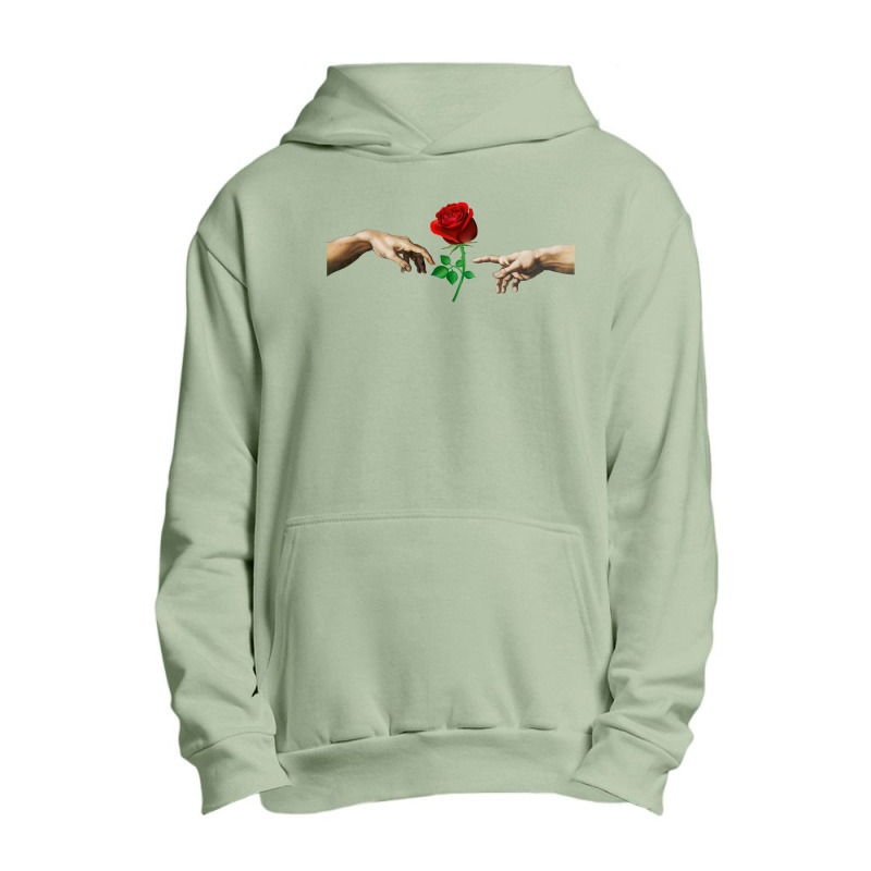 Hand Rose Urban Pullover Hoodie | Artistshot