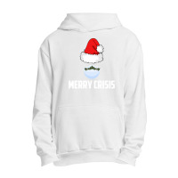 Merry Crisis Happy New Fear Lets Celebrate Quarantined Christmas Urban Pullover Hoodie | Artistshot