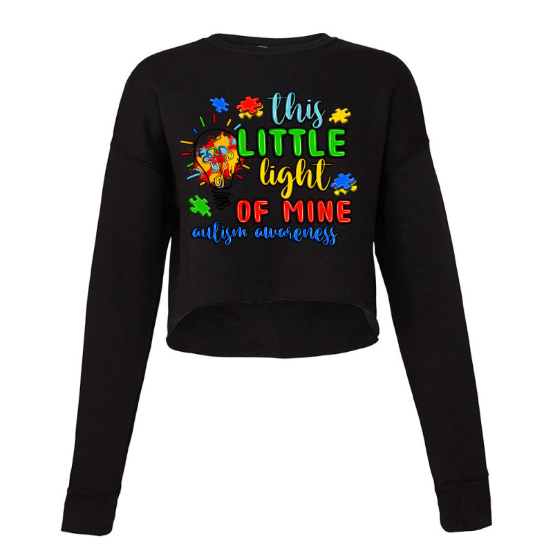 This Little Light Of Mine Autism Awareness Cropped Sweater by JahusDesignShop | Artistshot