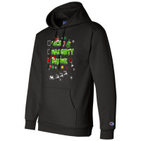 Nice Naughty Drunk Check Funny Christmas Cute Gifts Champion Hoodie | Artistshot