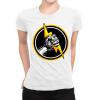 Thunder Hand Electrician T Shirt Ladies Fitted T-shirt | Artistshot