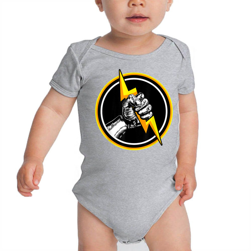 Thunder Hand Electrician T Shirt Baby Bodysuit by nazhirgoodie | Artistshot