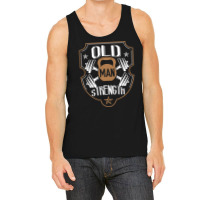 Old Man Strength Gym Father's Day Tank Top | Artistshot