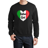 Italy Flag For Women Italian Girl Crewneck Sweatshirt | Artistshot