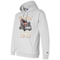 Truckin Since 1947 Trucker Big Rig Driver 75th Birthday T Shirt Champion Hoodie | Artistshot