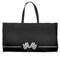 Womens Checker Flag Dirt Track Racing Checkered Flag Racing Rally Tank Weekender Totes | Artistshot