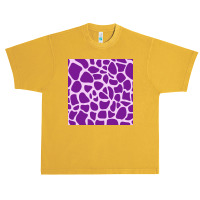 Giraffe Skin Pattern Purple Urban Heavy T-shirt | Artistshot