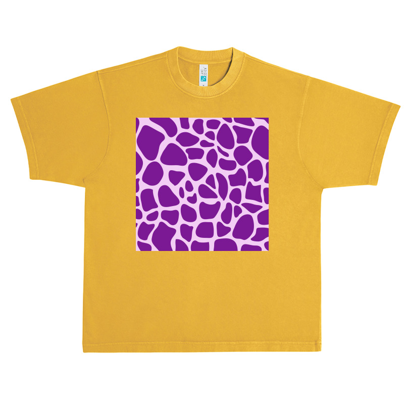 Giraffe Skin Pattern Purple Urban Heavy T-shirt | Artistshot