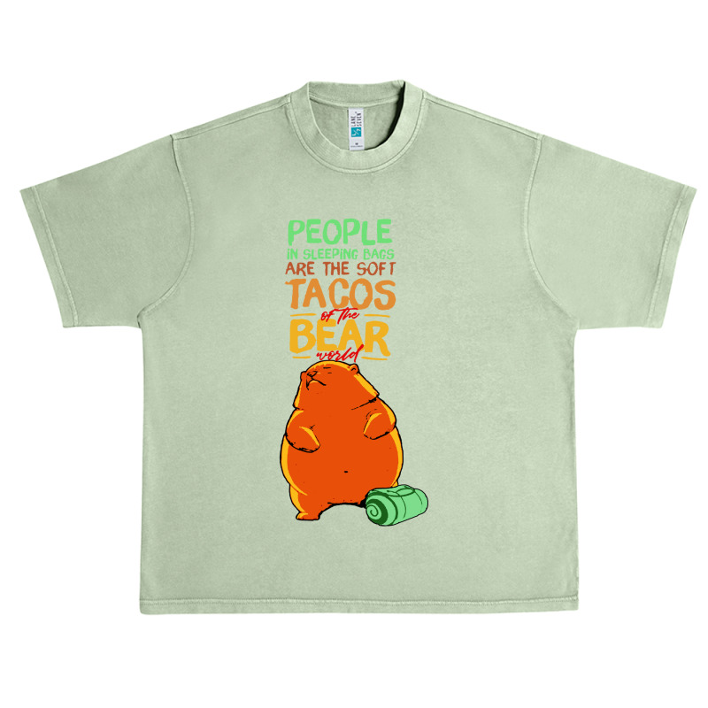 People In Sleeping Bags Are The Soft Tacos Urban Heavy T-shirt by ALex Marcus | Artistshot