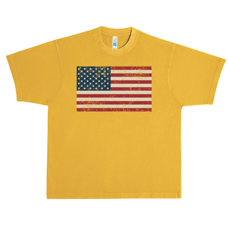 American Flag Urban Heavy T-shirt | Artistshot