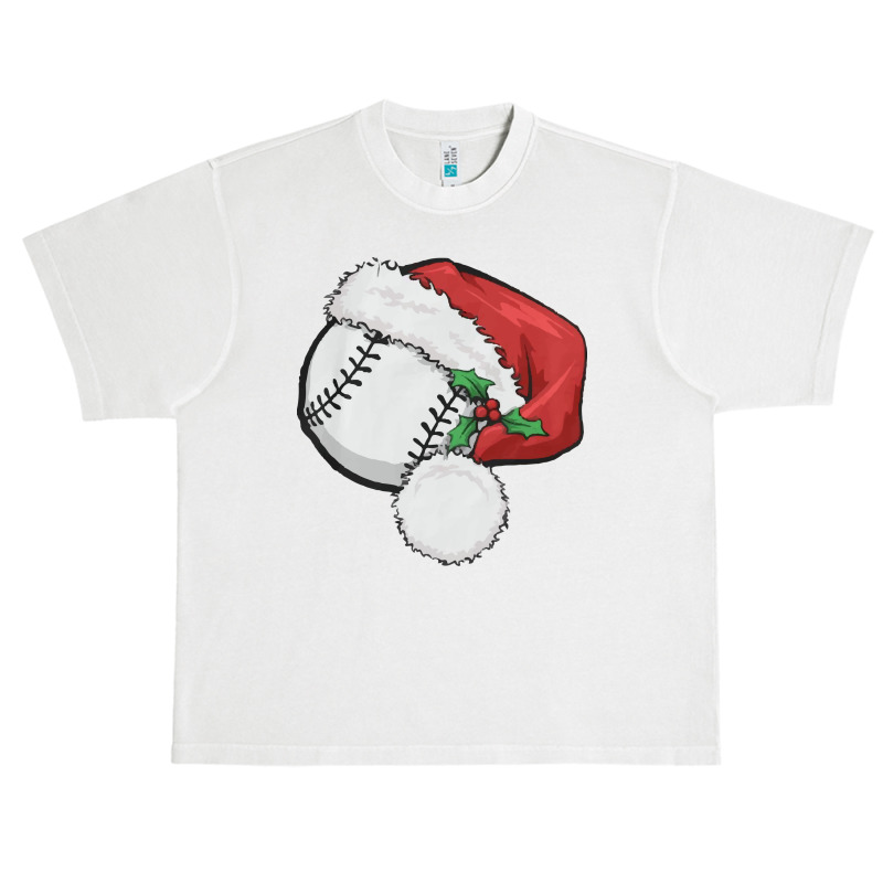 Christmas Baseball Santa Cap Urban Heavy T-shirt by Vishaka | Artistshot