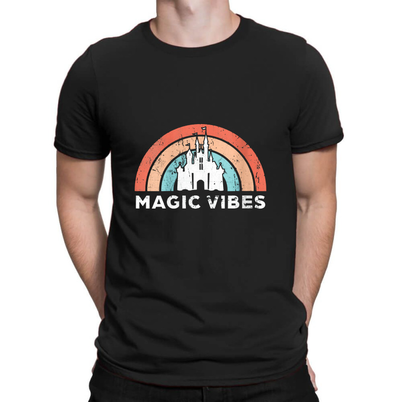 Womens Magic Vibes Cute Matching Vacation Tops V Neck T-shirt | Artistshot