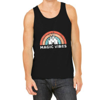 Womens Magic Vibes Cute Matching Vacation Tops V Neck Tank Top | Artistshot