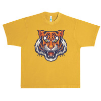 Angry Tiger Vector Urban Heavy T-shirt | Artistshot