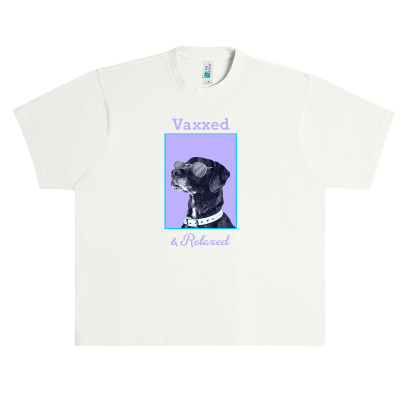 Vaxxed & Relaxed Dog   Vaccinated Urban Heavy T-shirt by obatpari | Artistshot