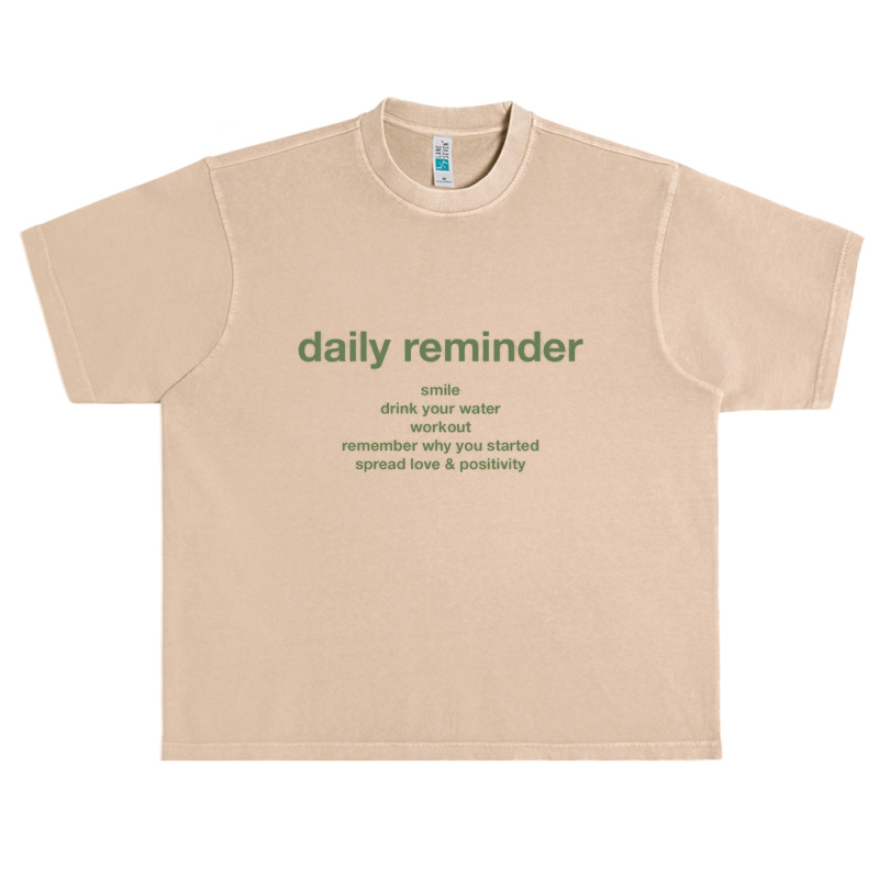 Daily Reminder Affirmation Urban Heavy T-shirt | Artistshot