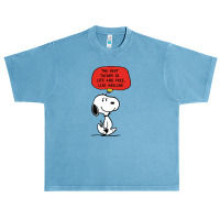 Peanuts Best Things In Life Are Free Urban Heavy T-shirt | Artistshot