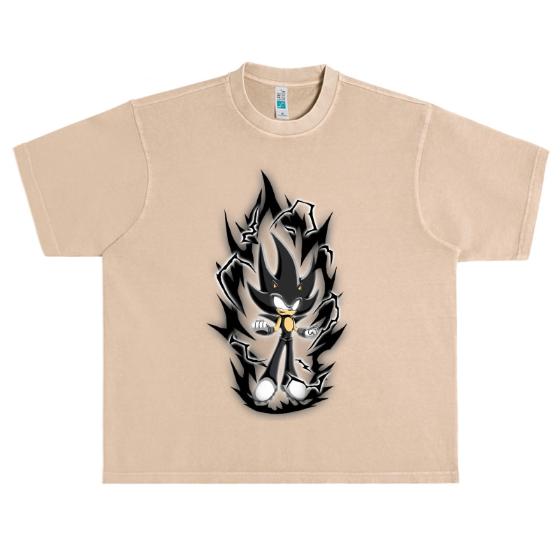 Super Black Hedgehog Over Opower Urban Heavy T-shirt | Artistshot