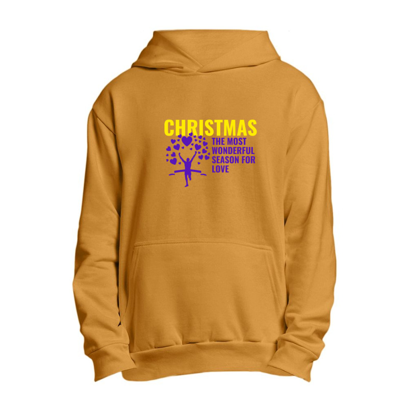 Christmas The Most Wonderful Season For Love Urban Pullover Hoodie by Perfect Designers | Artistshot