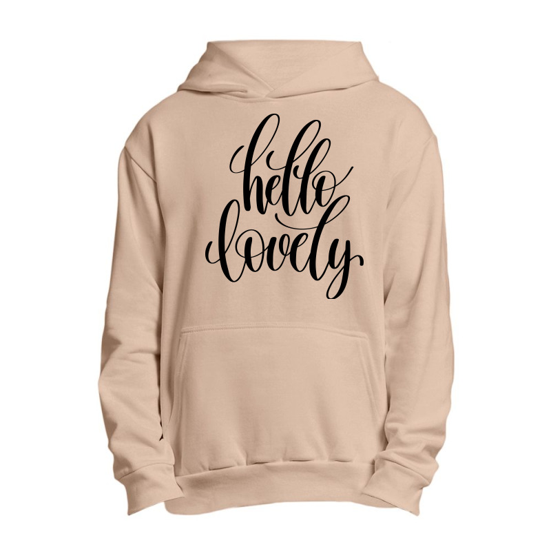 Hello Lovely Urban Pullover Hoodie by Kahvel | Artistshot