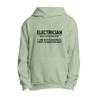 Electrician Definition - Jobs Gift Occupation Urban Pullover Hoodie | Artistshot