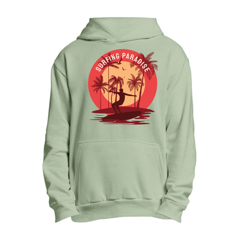 Surfing Paradise Urban Pullover Hoodie by epsnetho21 | Artistshot