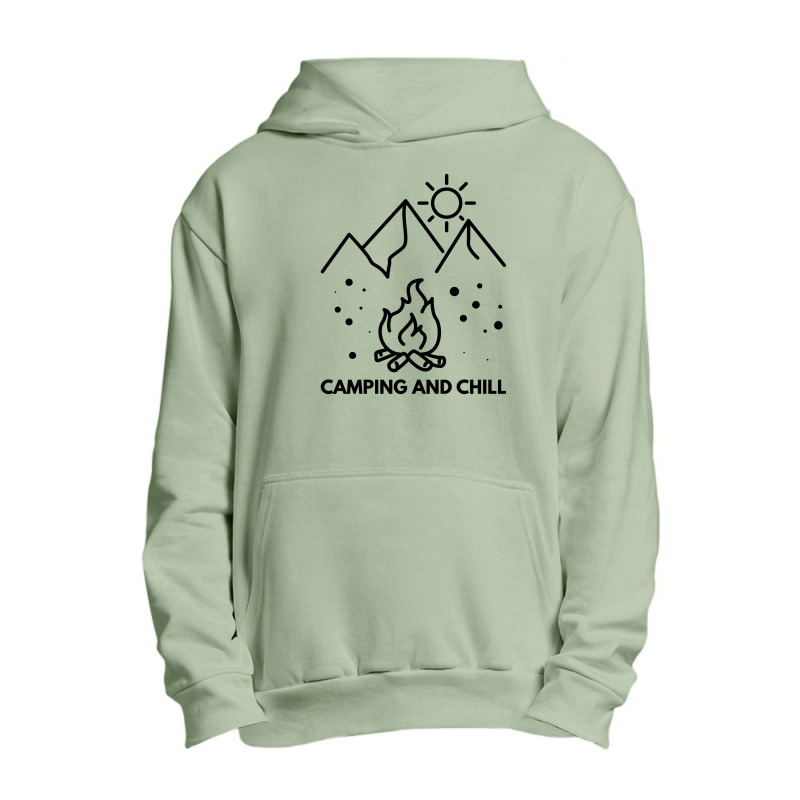 Camping And Chill Urban Pullover Hoodie | Artistshot