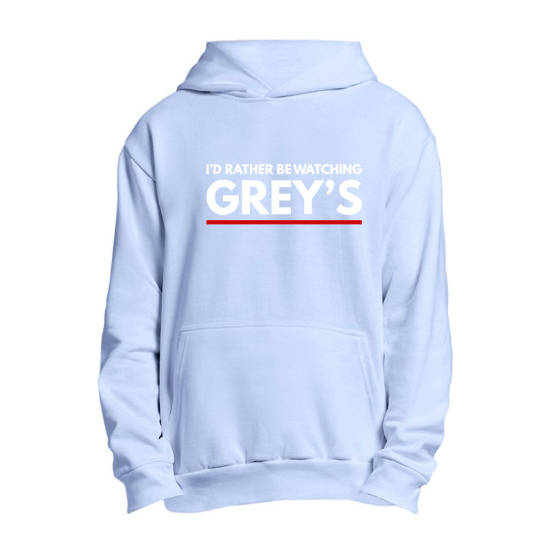 Watching Greys Urban Pullover Hoodie by blackacturus | Artistshot